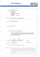 DD171 Certificate for flax core door core